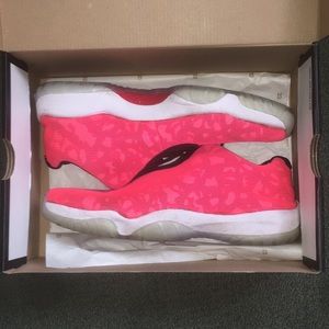 Mens Air Jordan future lows pink elephant print